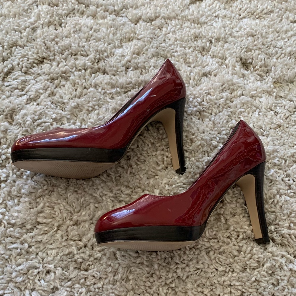 Jessica Simpson Deep Red Pumps